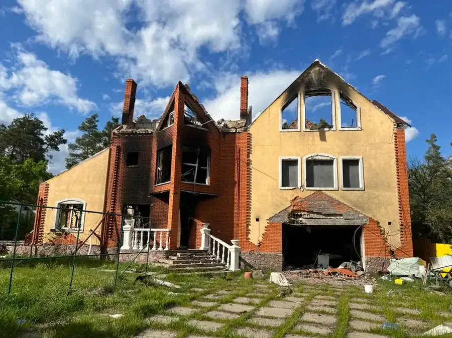 Fire damaged residential building in Fairfax County Virginia requiring full restoration