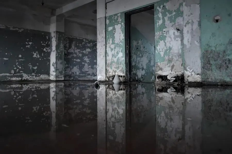 Severe water damage and mold growth requiring professional remediation in Fairfax VA